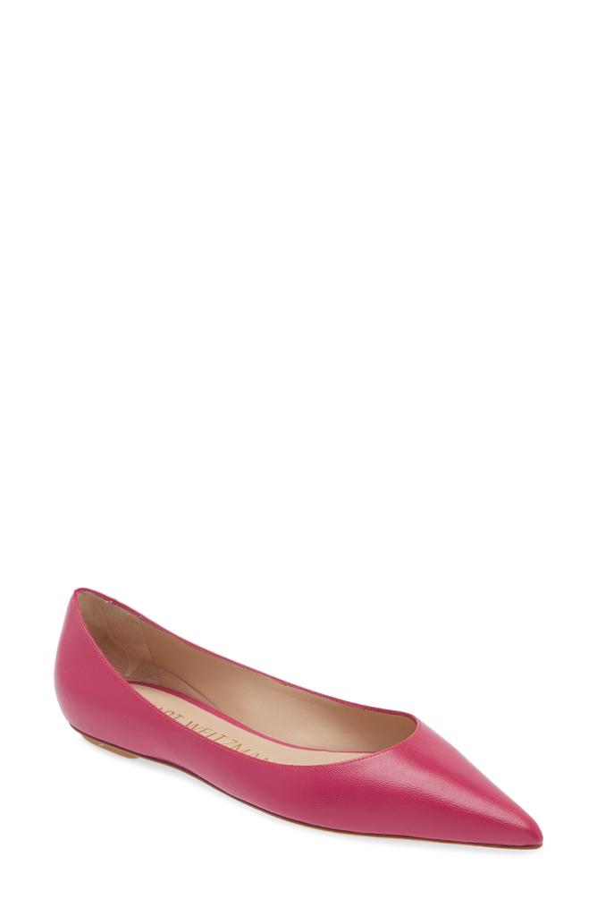 Stuart Weitzman Emilia Pointed Toe Flat