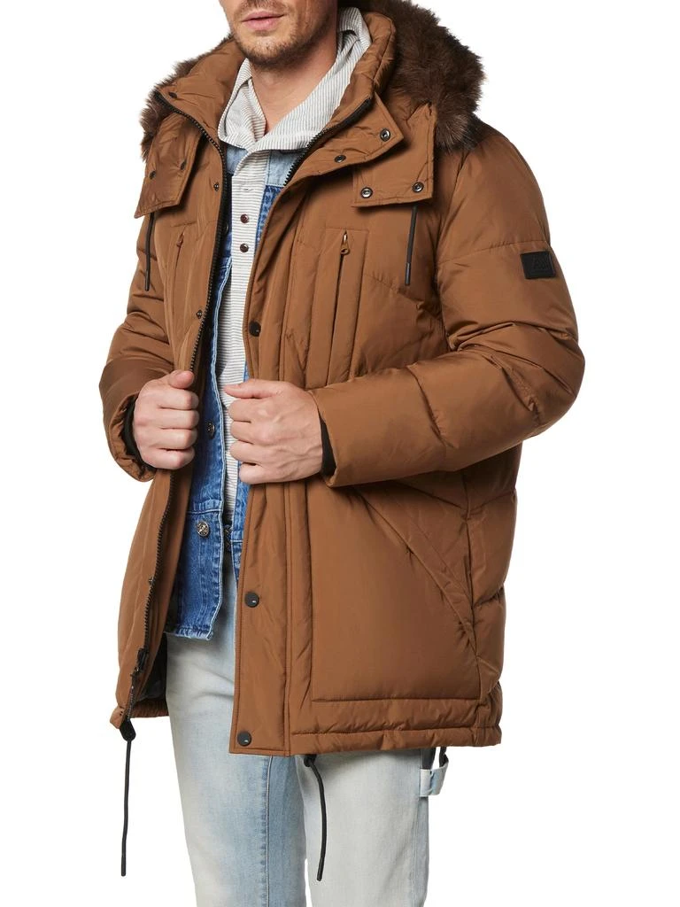 Andrew Marc Tremont Faux Fur Trim Parka 4