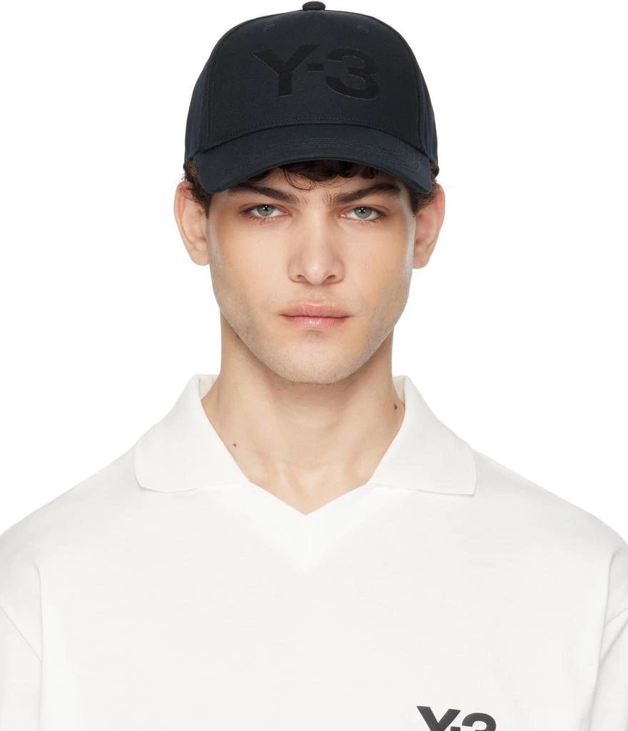 Y-3 Black Classic Logo Cap 1