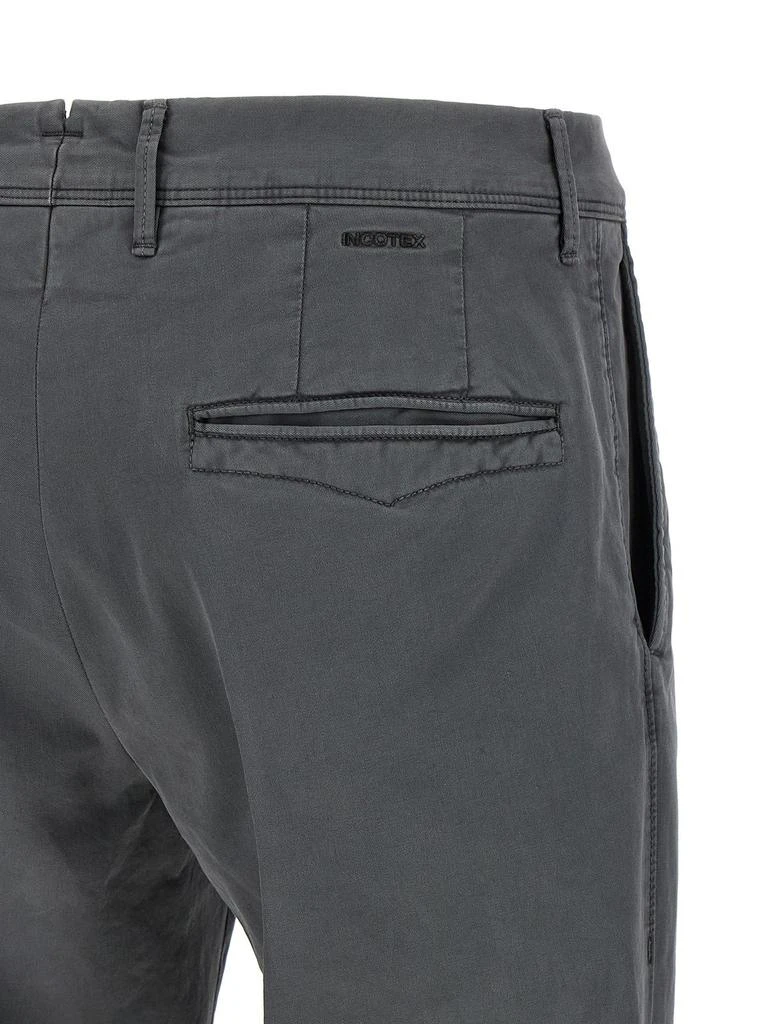 Incotex Ivory Incotex Panama Cotton Trousers 4