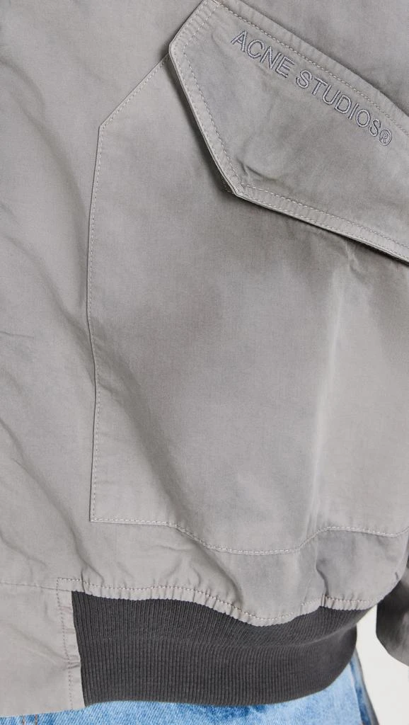 Acne Studios Orlinga Cotton Twill Bomber Jacket 5