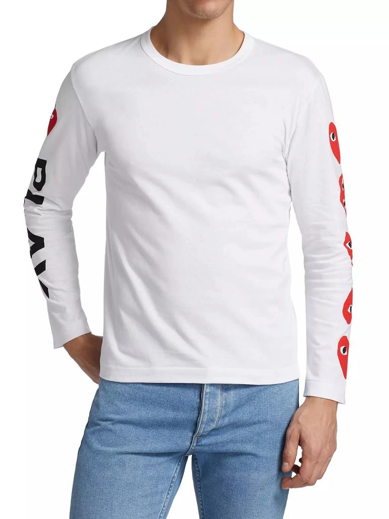 Comme des Garcons Multi-Heart Long-Sleeve T-Shirt 3
