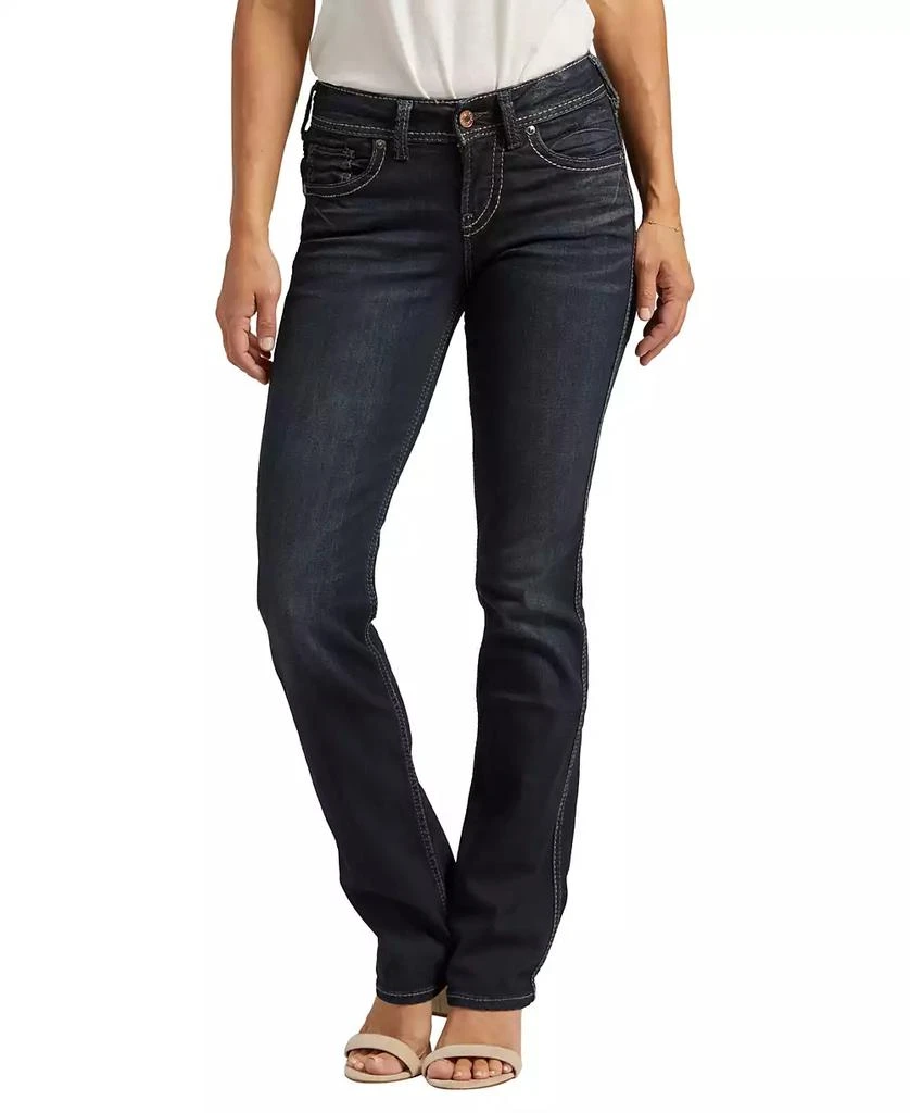Silver Jeans Co. Suki Mid Rise Curvy Bootcut Jeans 1