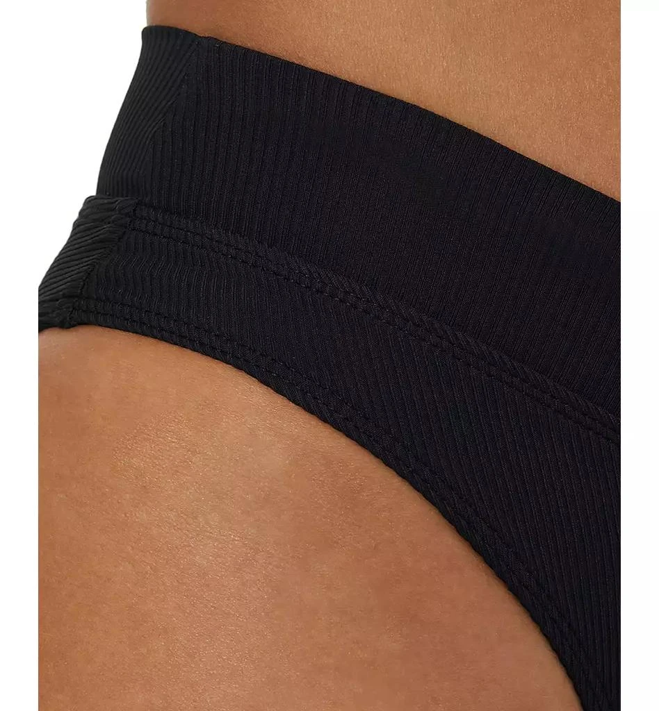 Becca Women's Modern Edge Textured Rib High-Waist Bikini Bottoms 3