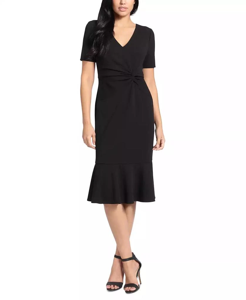 London Times Petite Twisted Sheath Dress 1