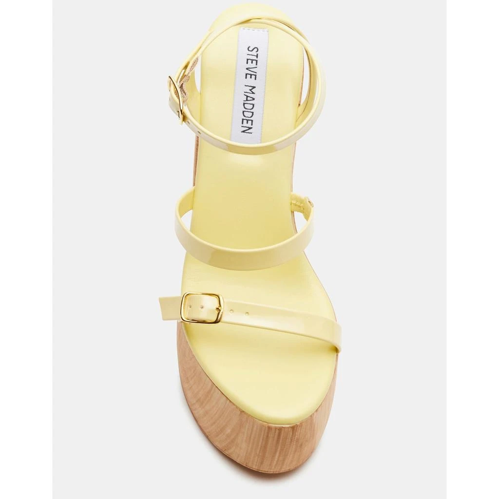 Steve Madden Lilia Yellow Patent 4