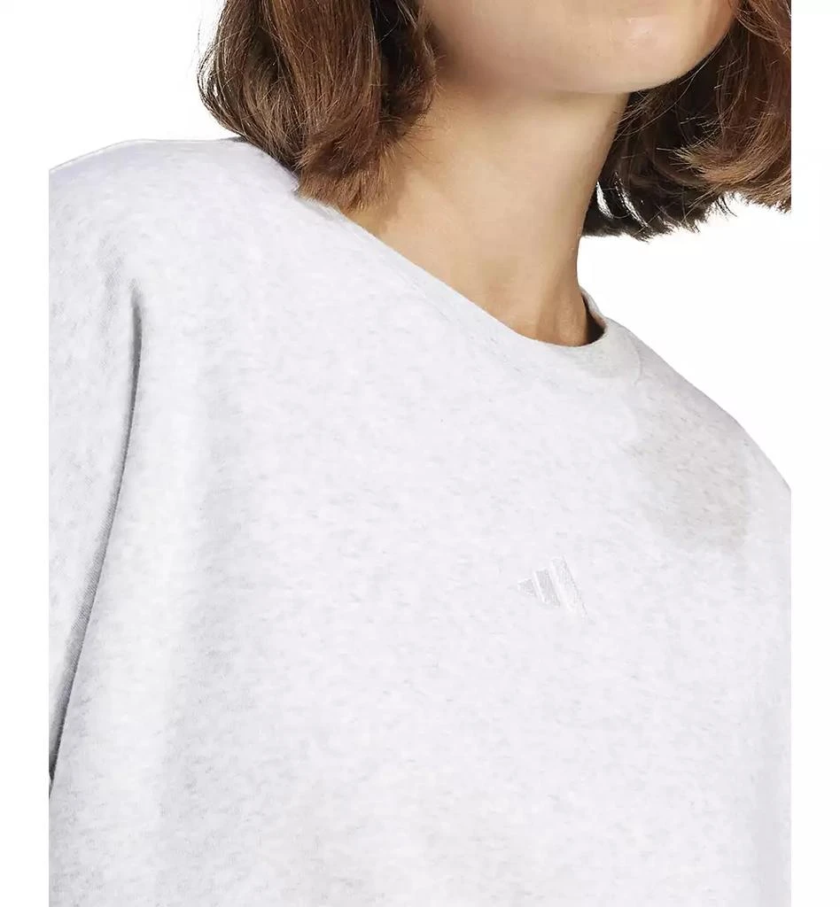 Adidas Women
s Essentials Crewneck Small-Logo Sweatshirt 4