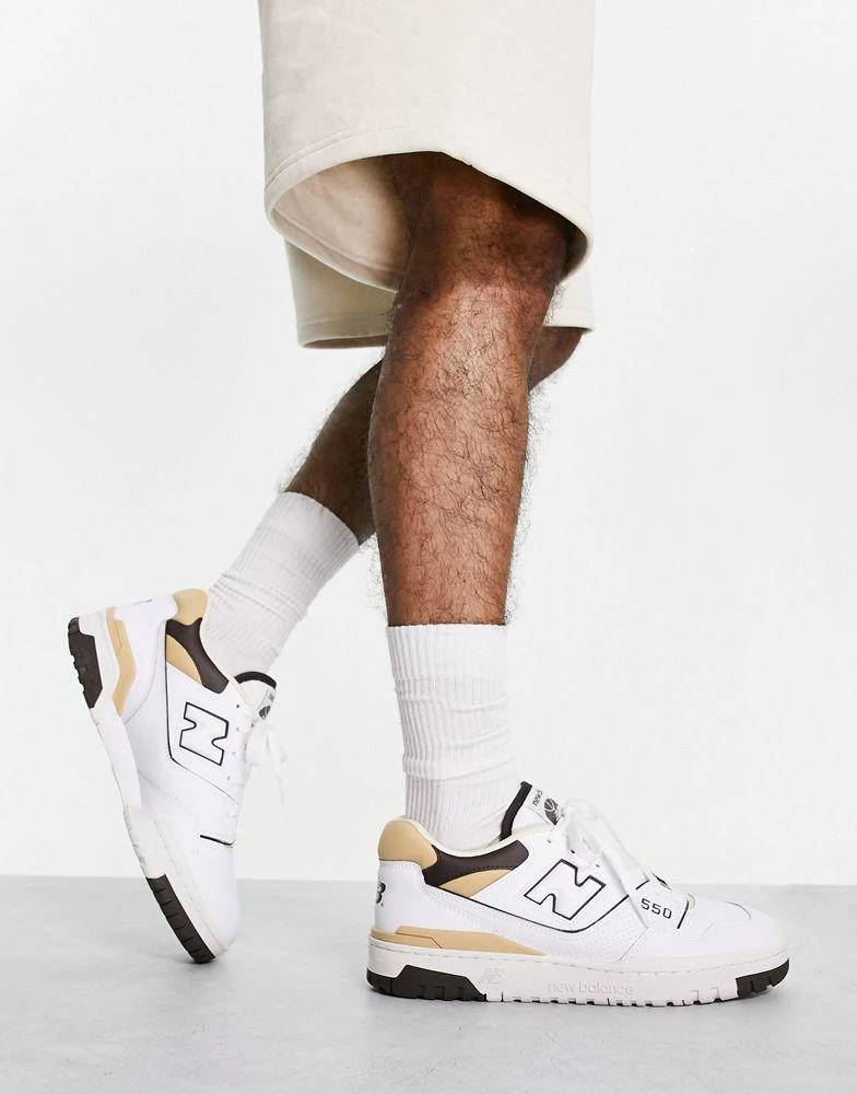 New Balance New Balance 550 trainers exclusive to ASOS in white and neutrals 2