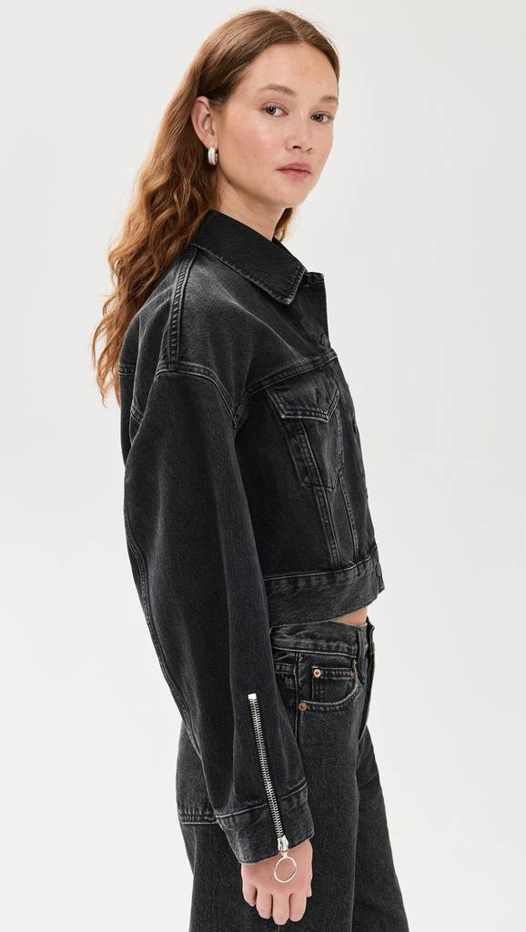 7 For All Mankind Oli Cropped Trucker Jacket 3