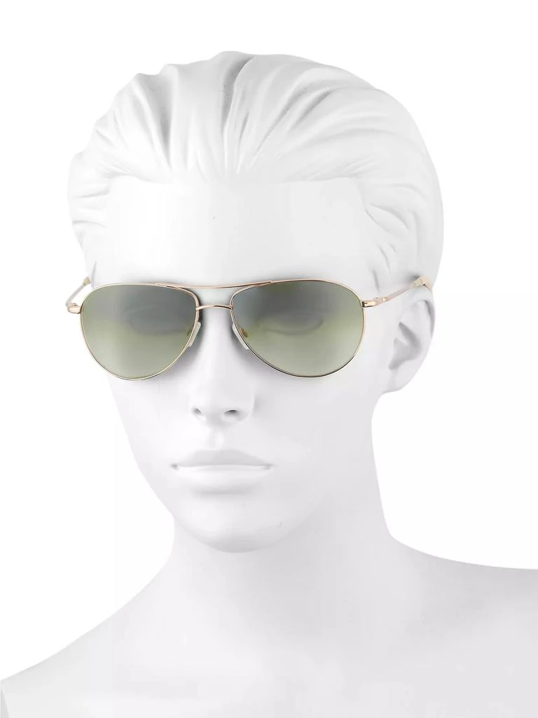 Oliver Peoples 59MM Benedict Aviator Sunglasses 4