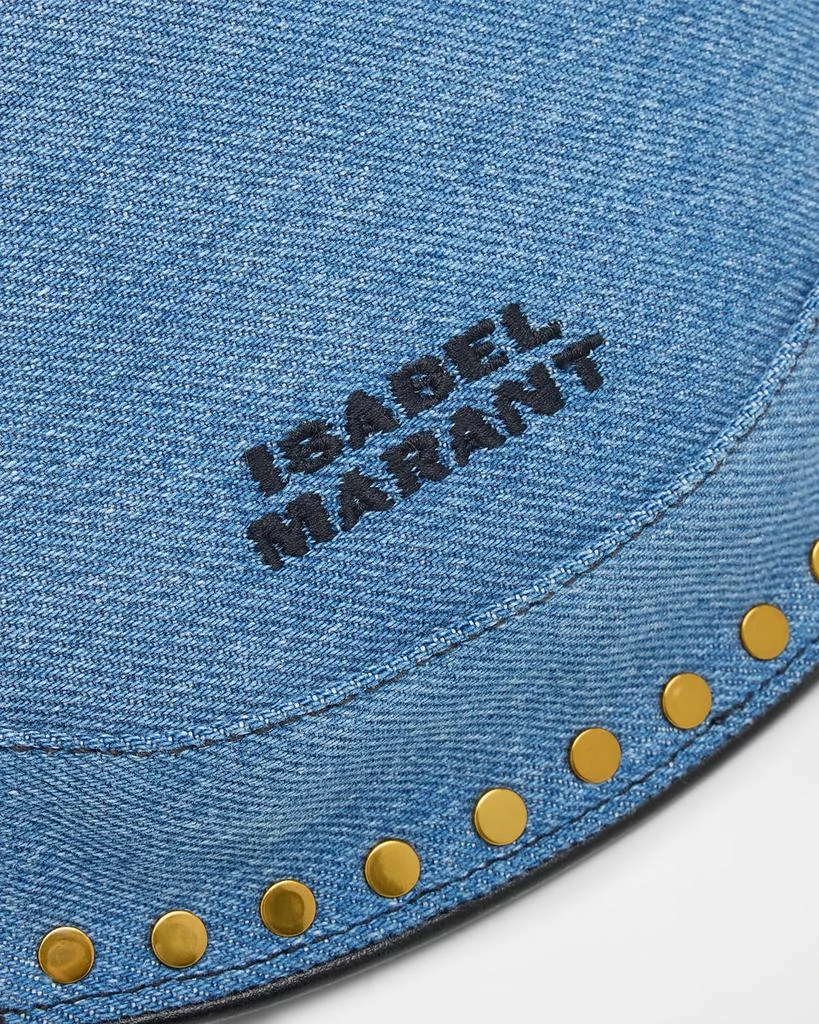Isabel Marant Skano Oskan Studded Denim Belt Bag 5