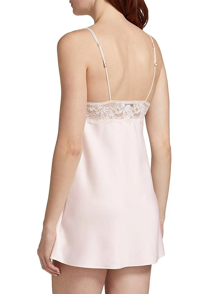 In Bloom Lacey Satin & Lace Sweetheart Chemise 4