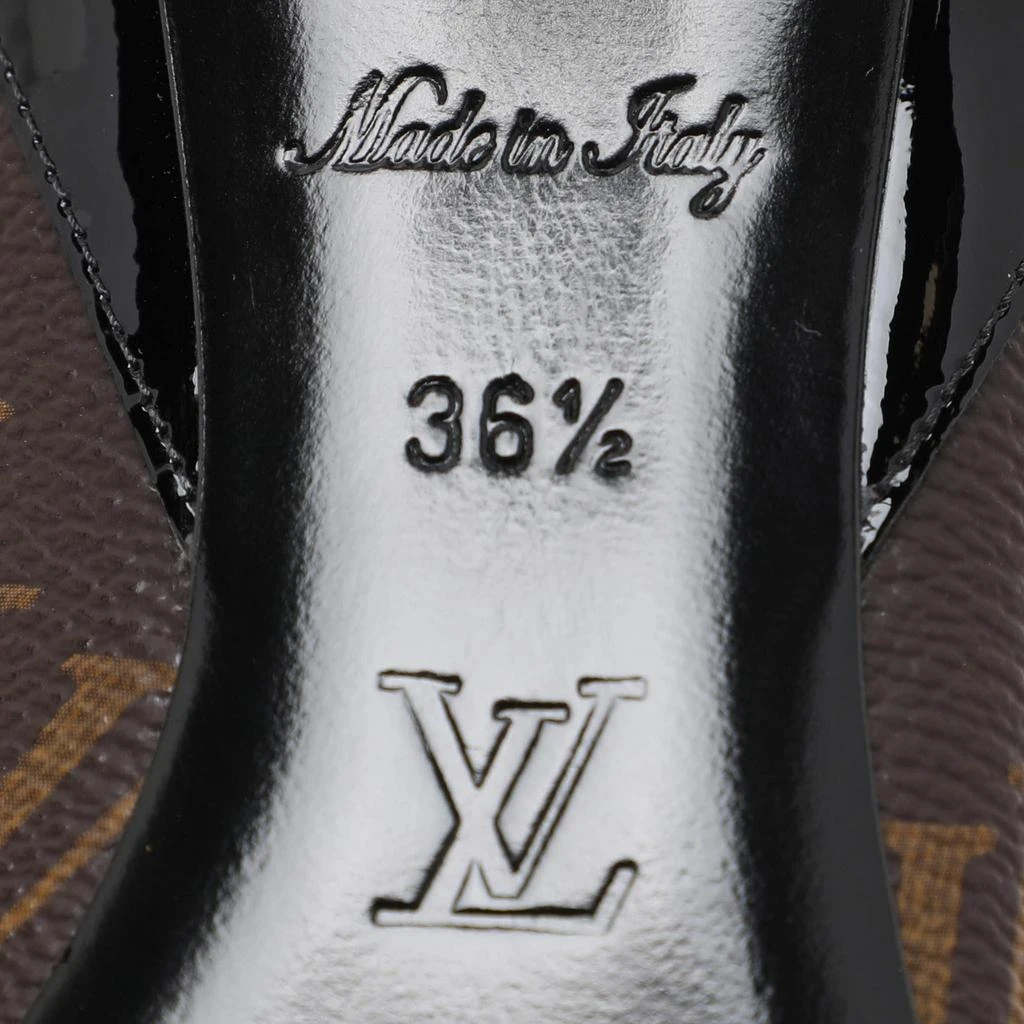 Louis Vuitton Louis Vuitton Monogram Canvas And Patent Leather Cherie Pumps Size 36.5 8
