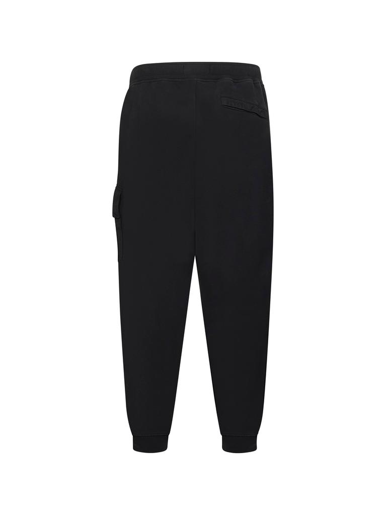 Stone Island STONE ISLAND | Black cotton fleece jogger trousers | Man | S