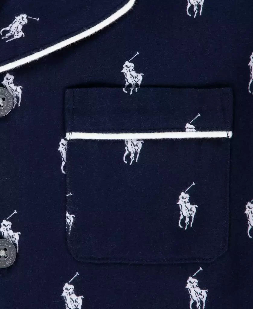 Ralph Lauren Boys 4-7 2-Piece Woven Long-Sleeve Top and Pant Pajama Set 3