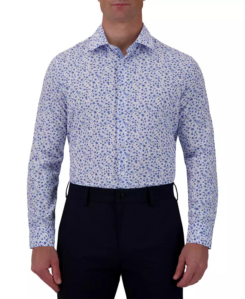 Report Men's Slim-Fit Floral-Print Shirt