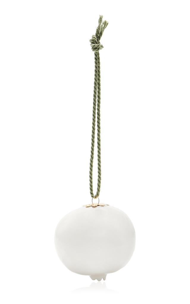 MoDA Moda Domus - Ceramic Pomegranate Ornament - White - Moda Operandi