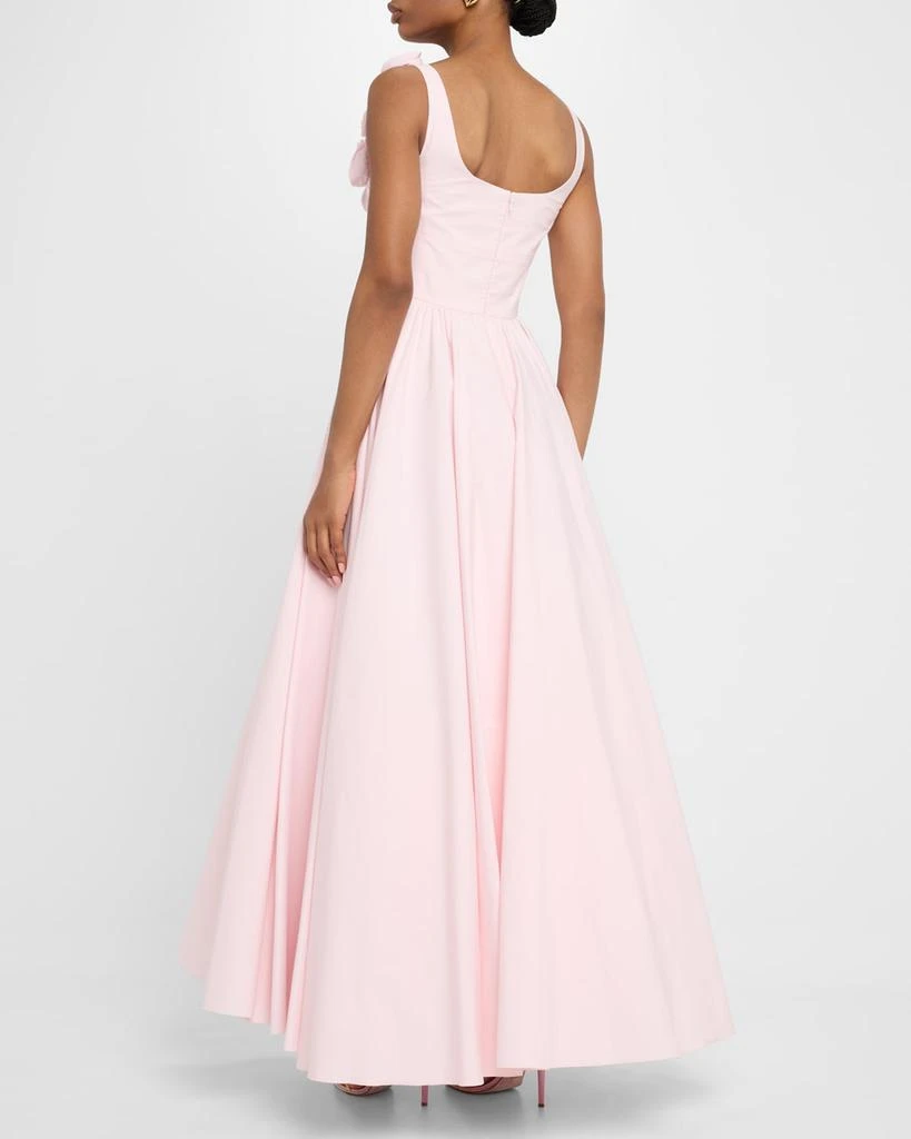 Giambattista Valli Rosette Scoop-Neck Fit-&-Flare Dress 3