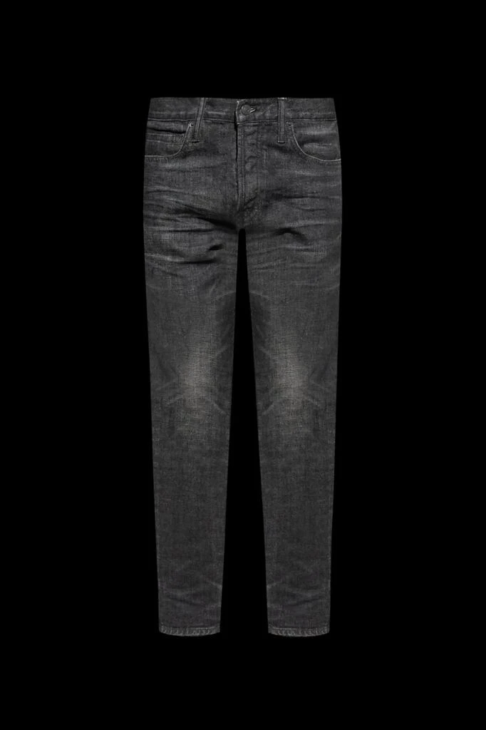 Tom Ford Tom Ford Tapered Leg Logo Tag Jeans from Cettire