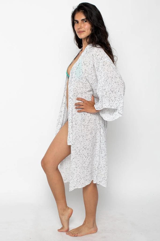 Los Angeles Apparel RPR01 - Printed Rayon Kimono Robe 3