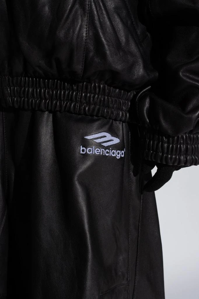 Balenciaga Balenciaga Leather Track Pants 4