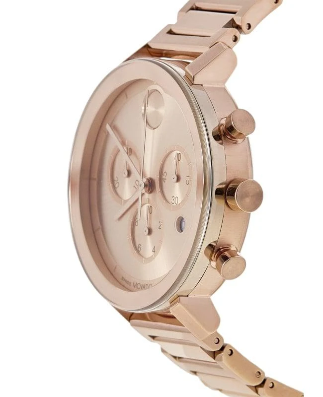 Movado Movado Bold Evolution Chronograph Rose Gold Plated Women's Watch 3600886 3