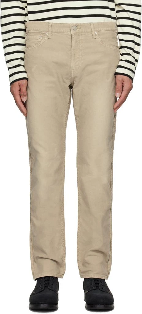 VisVim Beige Fluxus 19 G.Cords Jeans 1