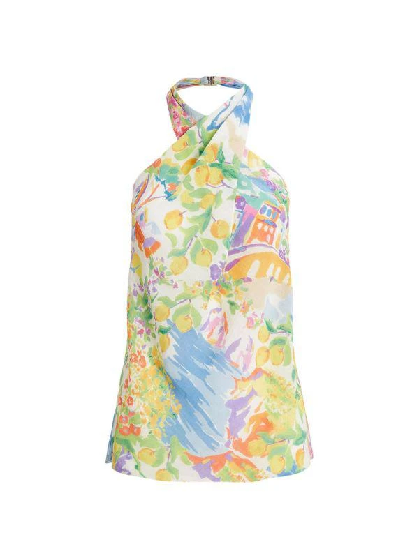 Ralph Lauren Darby Linen Voile Halter Top 4