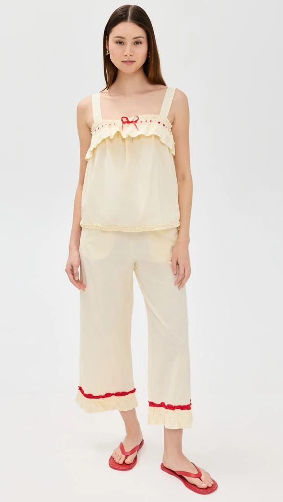 Damson Madder Tula Frilly Hem Trousers 4