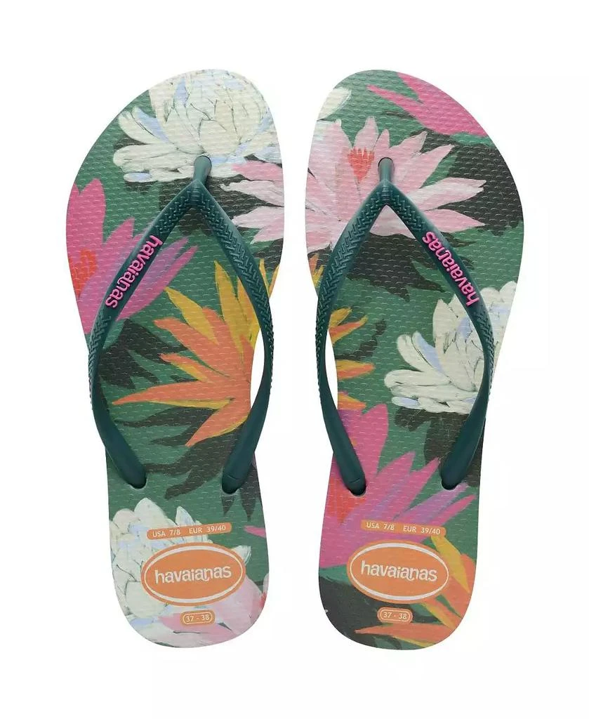 Havaianas Women's Slim Summer Slip On Sandals 6