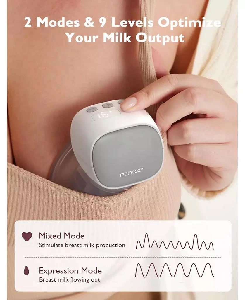 Momcozy Double Wearable Electric Breast Pump | S9 5