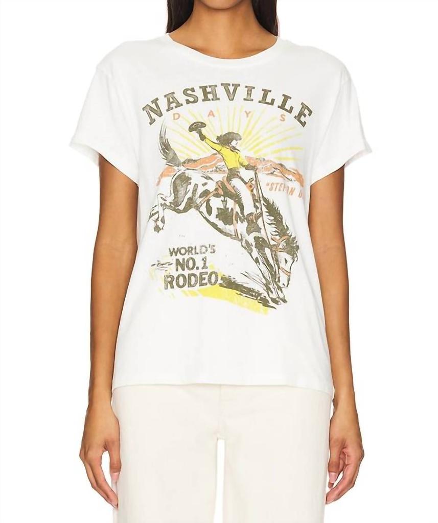大人カジュアル★Alice+Olivia Berk Rolling Stones★Tシャツ白 Alice + Olivia Berk Rolling Stones Embellished Cotton