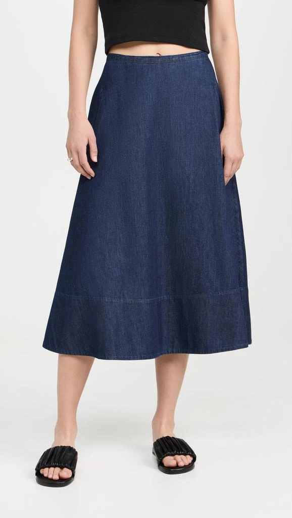 Tibi Summer Denim Circle Skirt 1