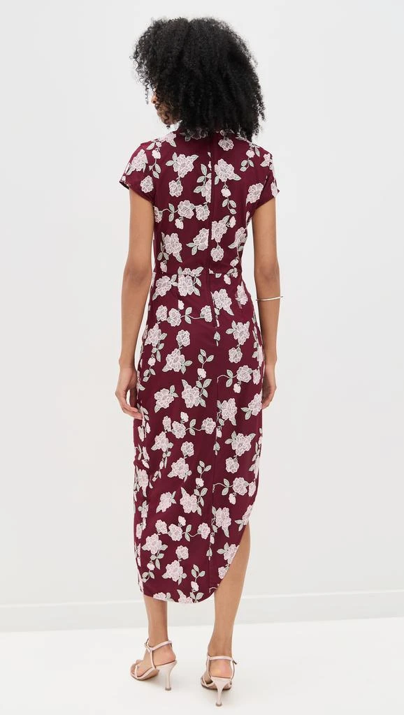 ROTATE Birger Christensen Mesh Asymmetric Dress 3