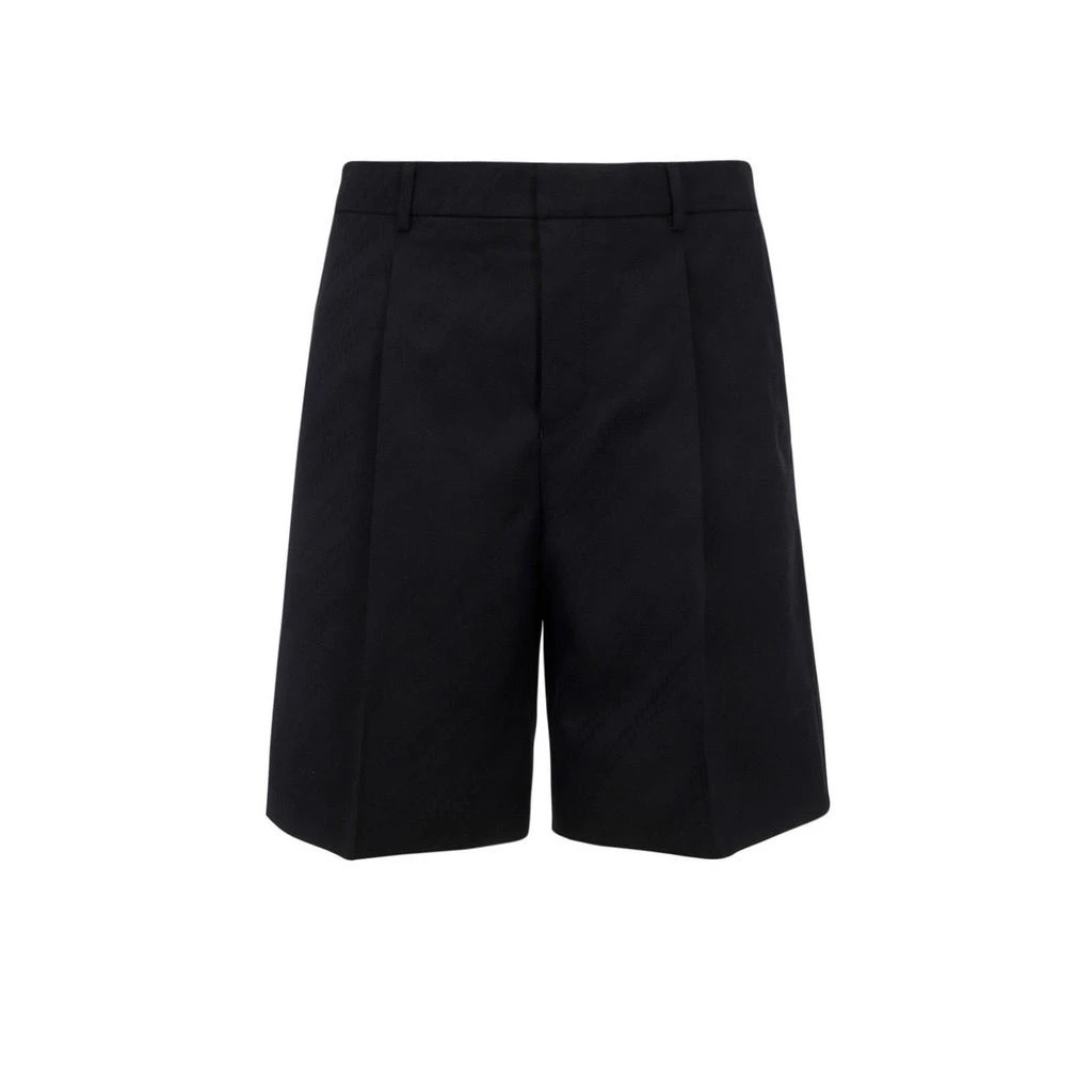 GIVENCHY Givenchy Striped Wool Shorts 1