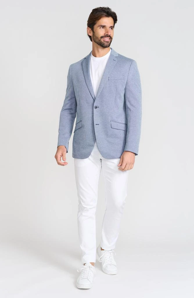 SAVILE ROW CO Textured Neat Knit Sport Coat 6