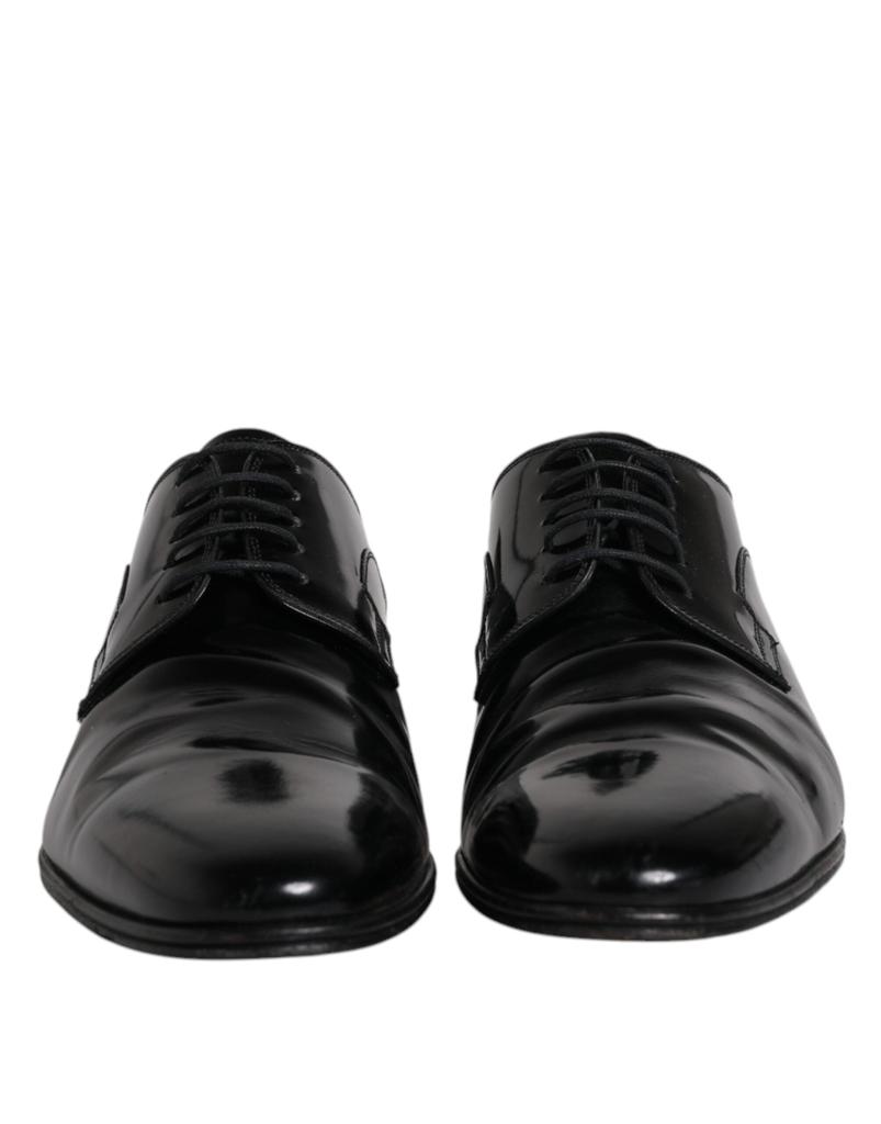 Dolce & Gabbana Patent Leather Derby Men Dress Men's Shoes (Pre-Owned)