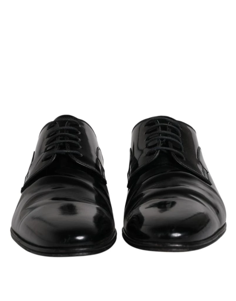 Dolce & Gabbana Patent Leather Derby Men Dress Men's Shoes (Pre-Owned) 2