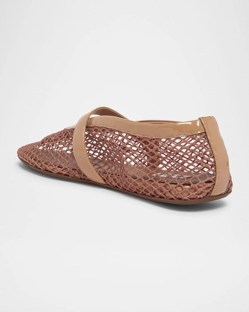 Alaïa Mesh Mary Jane Ballerina Flats 5