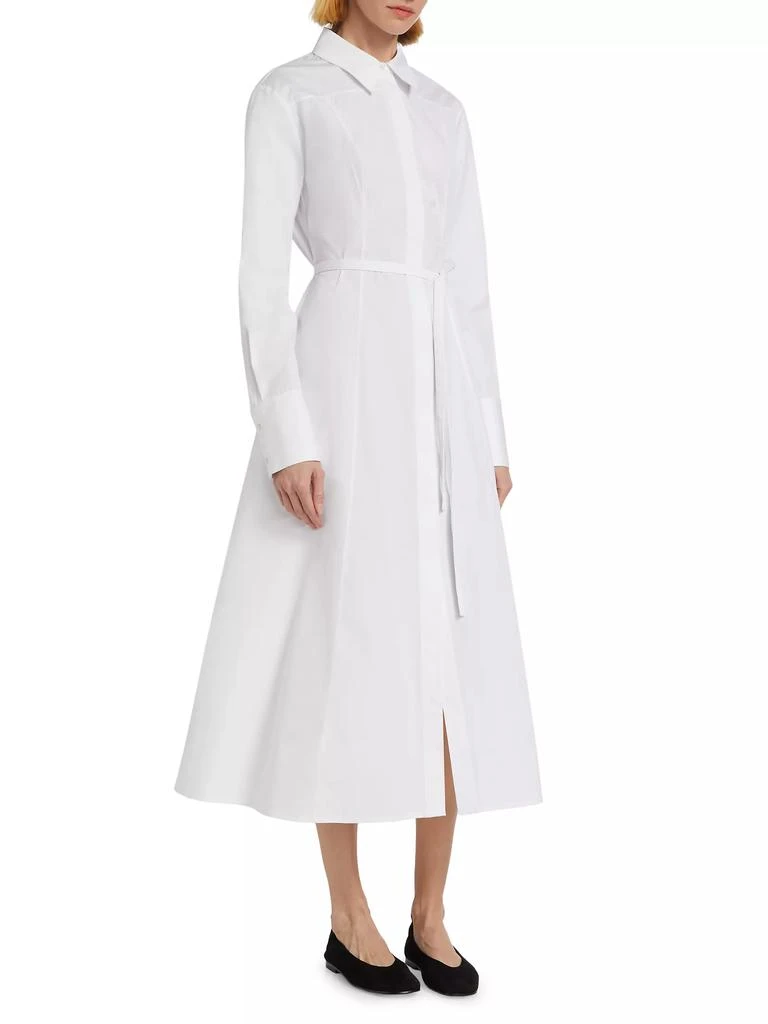 Co Cotton Poplin Tie-Waist Shirtdress 4