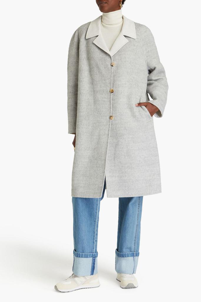 Le 17 Septembre Wool-blend twill coat