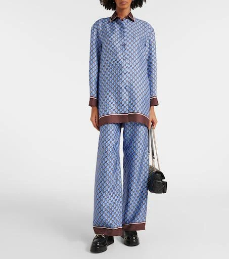 Gucci Horsebit leather wedge loafers 2