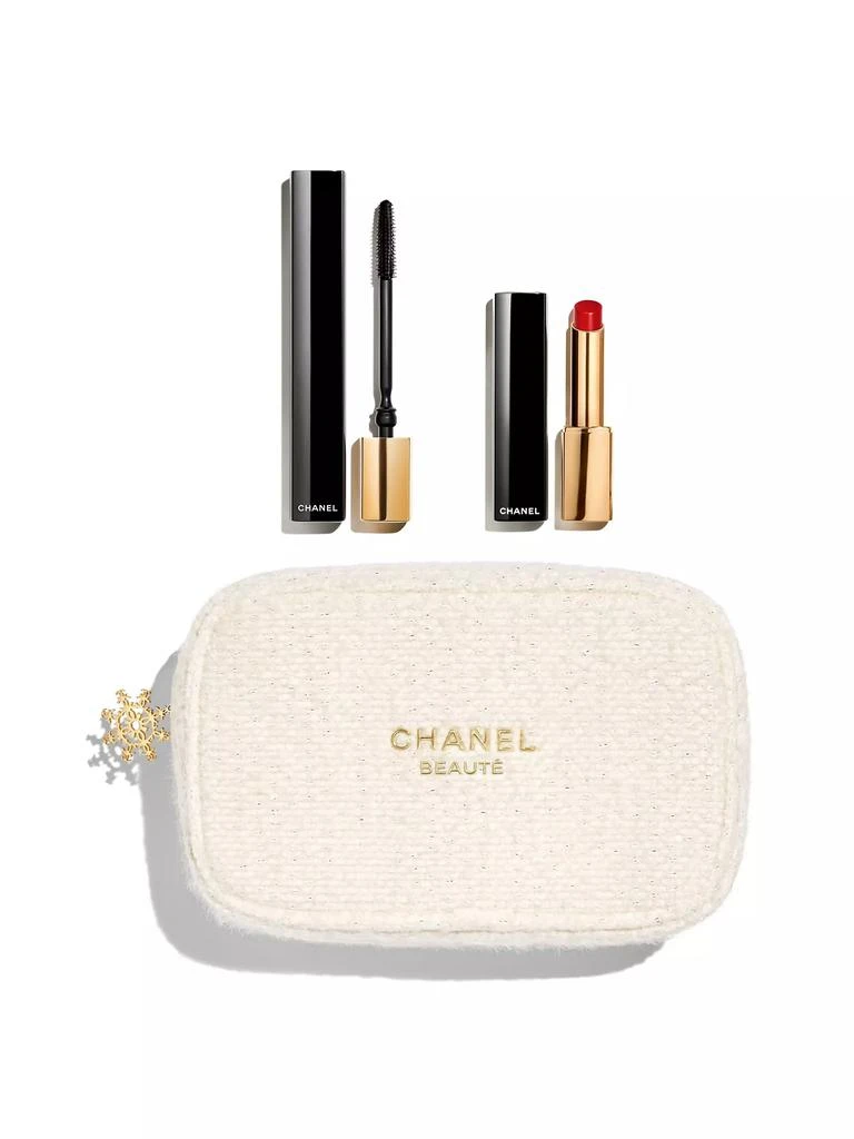 Chanel 3-Piece Makeup & Pouch Set 1