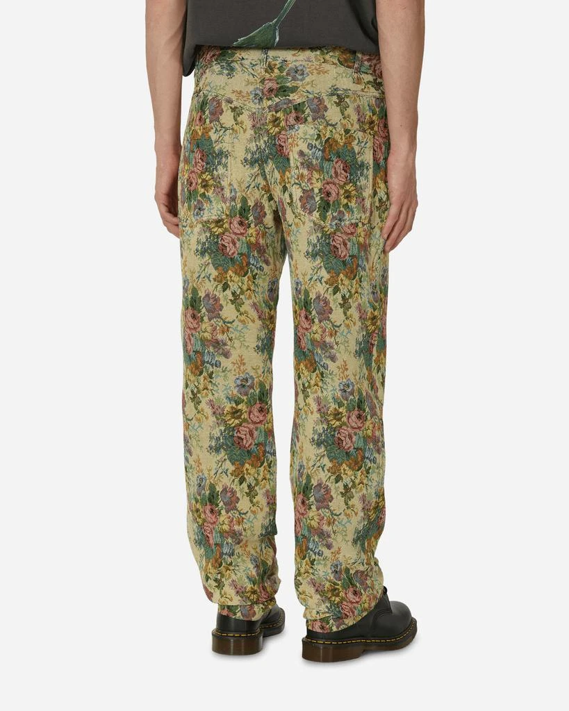 Song for the Mute Floral Jacquard Long Work Multicolor Pants 3