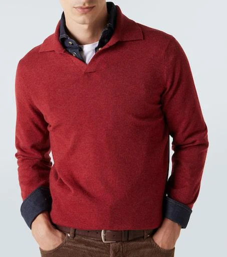 Brunello Cucinelli Cashmere polo sweater 5