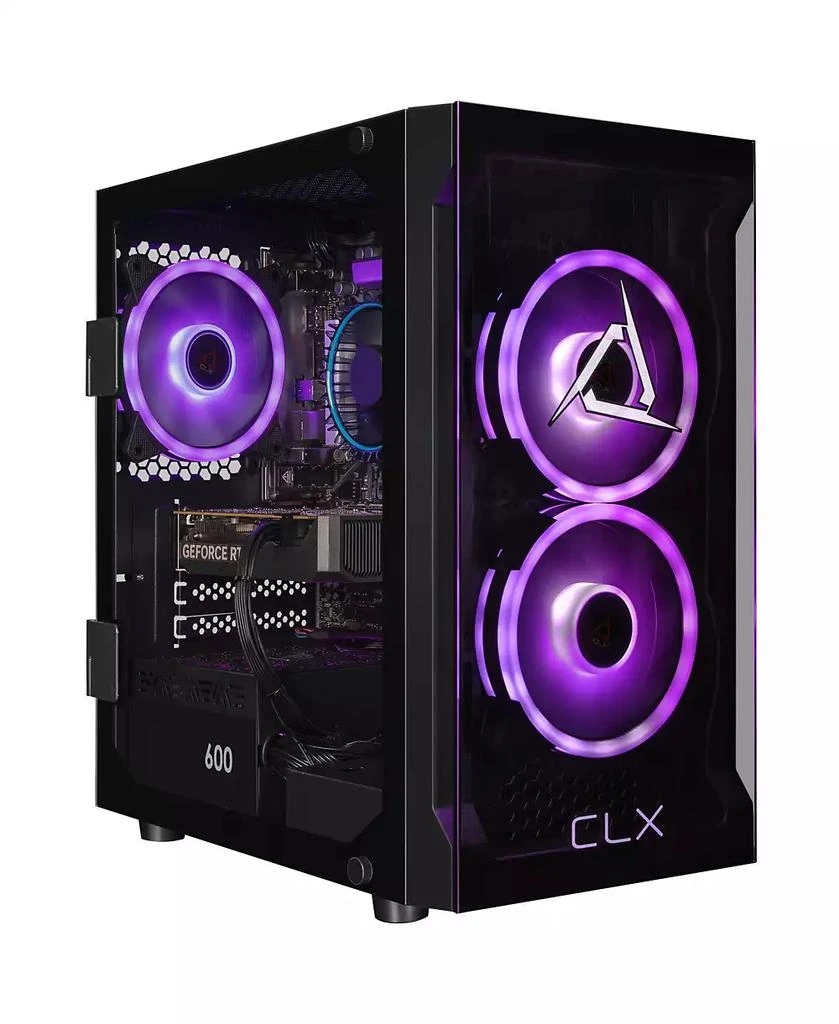 CLX Set Gaming PC - Intel Core i5 14400F 2.5GHz 10-Core CPU, 16GB DDR5 Memory, GeForce RTX 5050 8GB GDDR6, 1TB SSD, WiFi, Windows 11 Home 64-bit 5