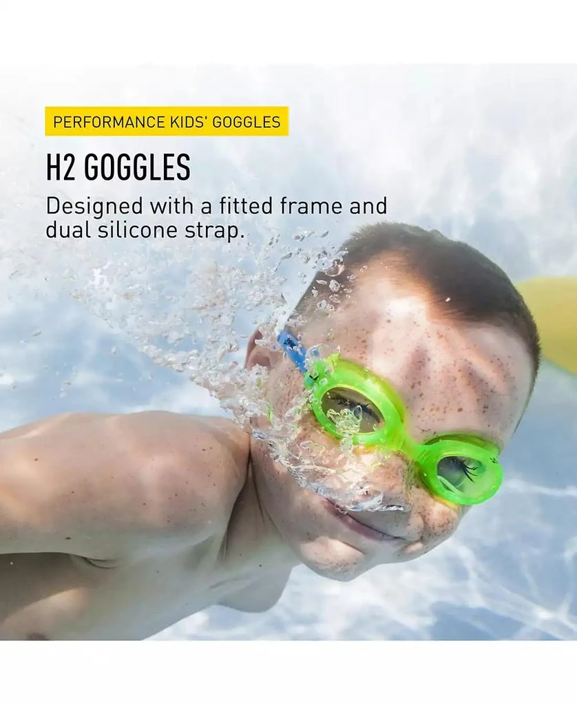 FINIS Boys H2 Performance Swim Goggles 3