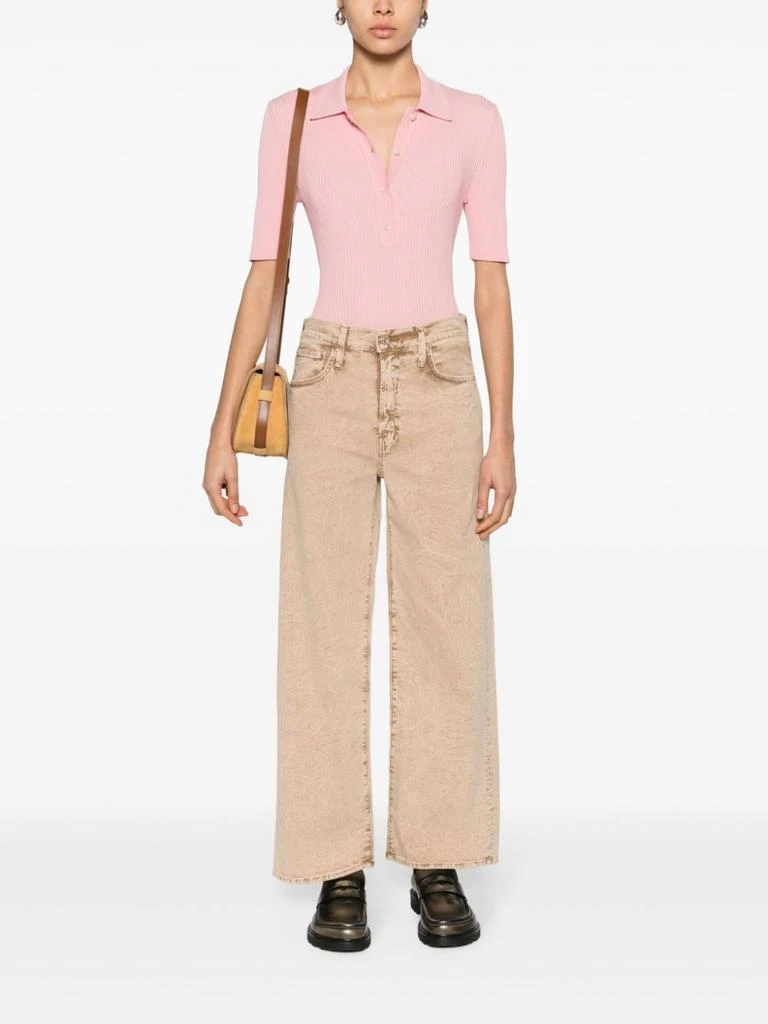 MOTHER DENIM CROPPED JEANS 4