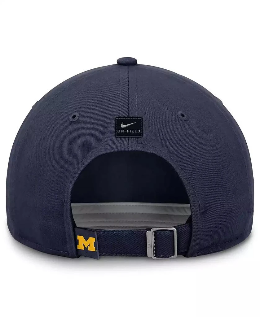 NIKE Men's Navy Michigan Wolverines Club Adjustable Hat 2