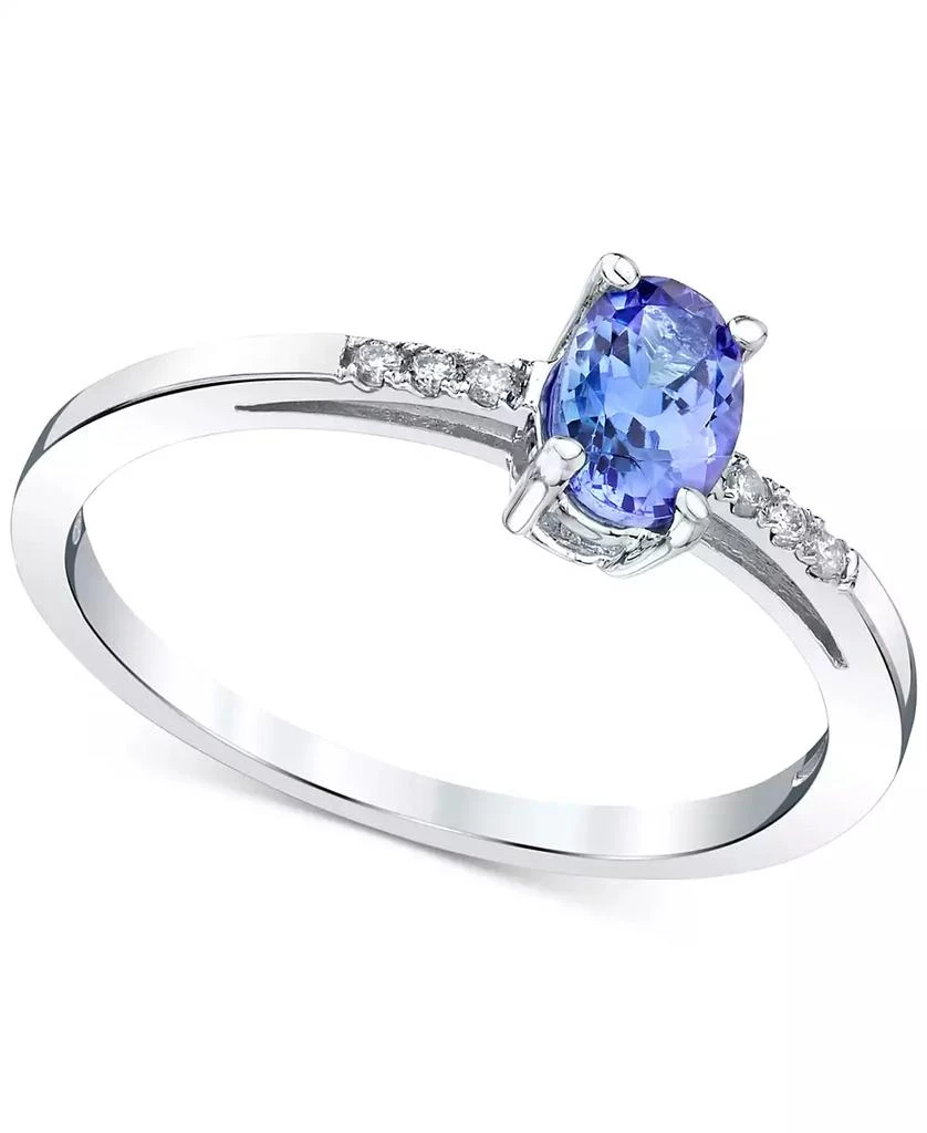Macy
s Tanzanite (1/2 ct. t.w.) 
Diamond (1/20 ct. t.w.) Ring in 14k White Gold